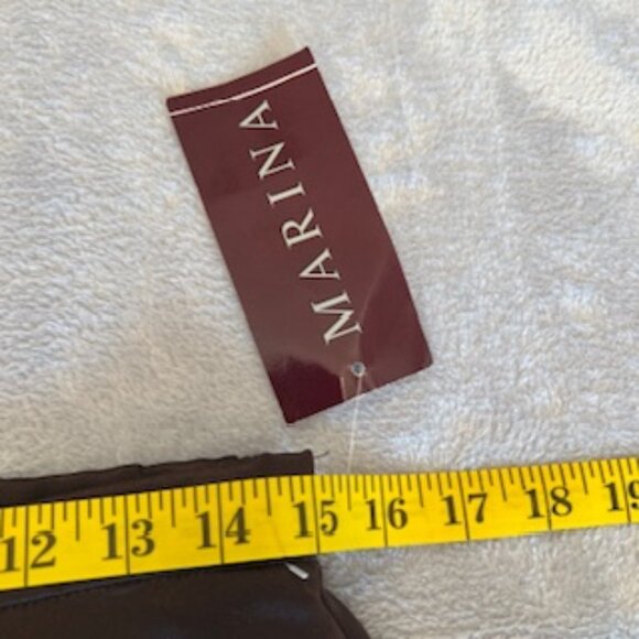 Marina Women's Maxi Lined Skirt With Slit Back 10 - Picture 8 of 16